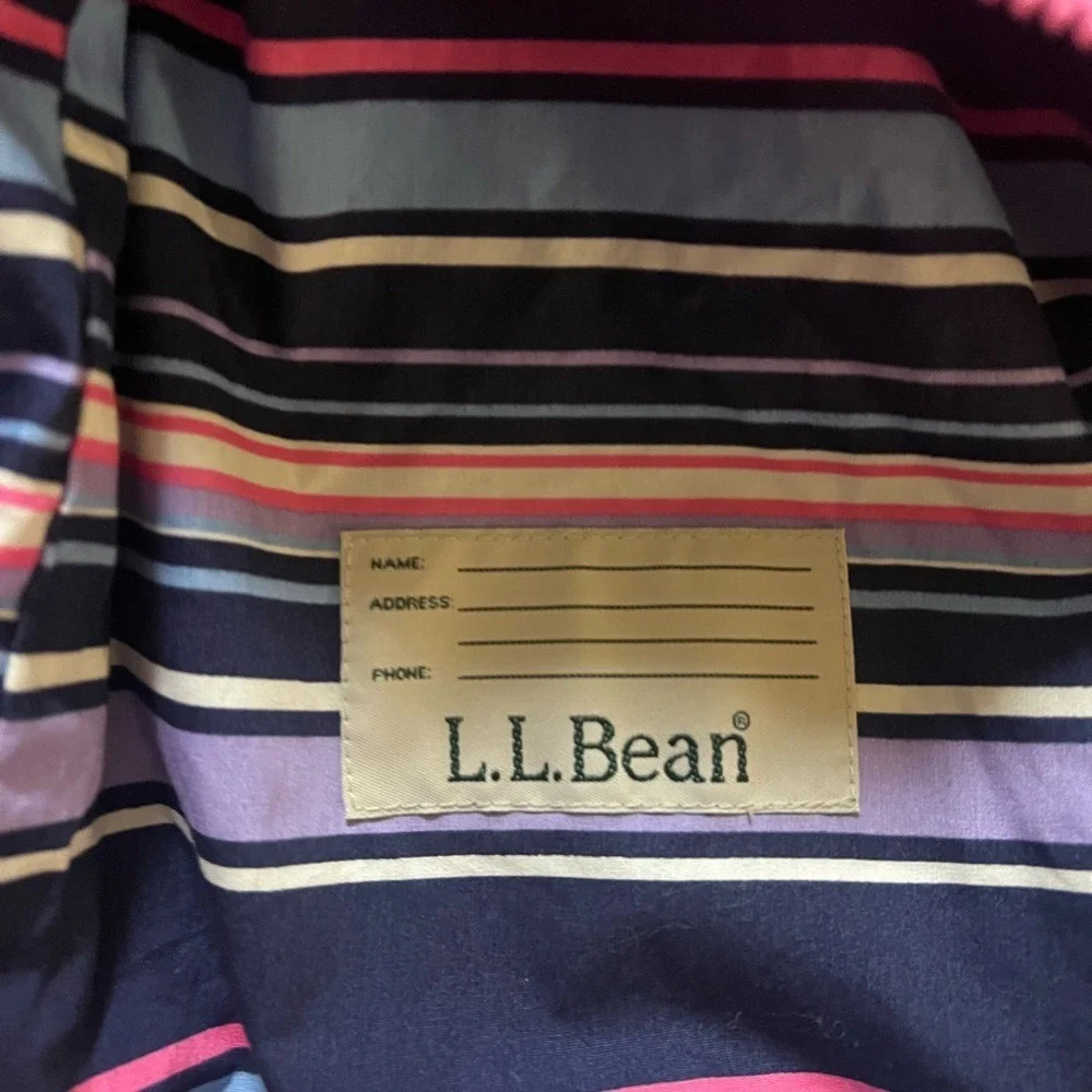 Girls Pink Large LL BEAN COAT 14/16 NWOT Valentines‎
